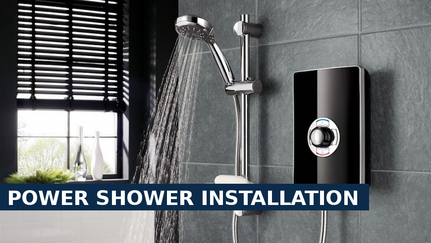 Power shower installation Brockley
